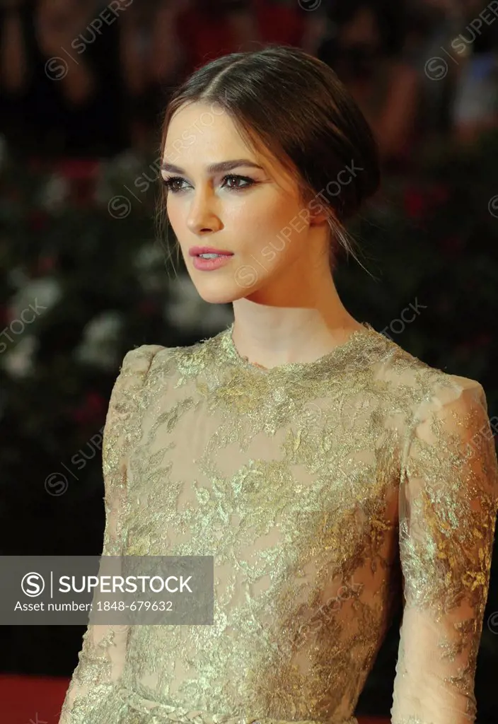 Keira Knightley attending the premiere of A Dangerous Method, 68th International Film Festival of Venice, Italy, Europe