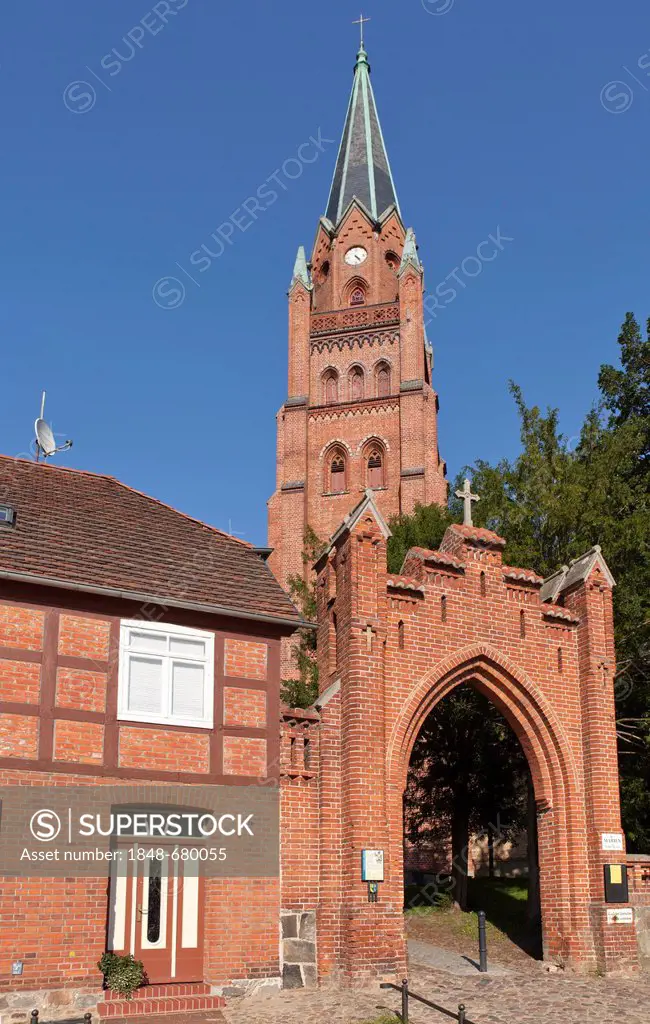 St. Mary's Church, Roebel, Mecklenburg Lake District, Mecklenburg-Western Pomerania, Germany, Europe