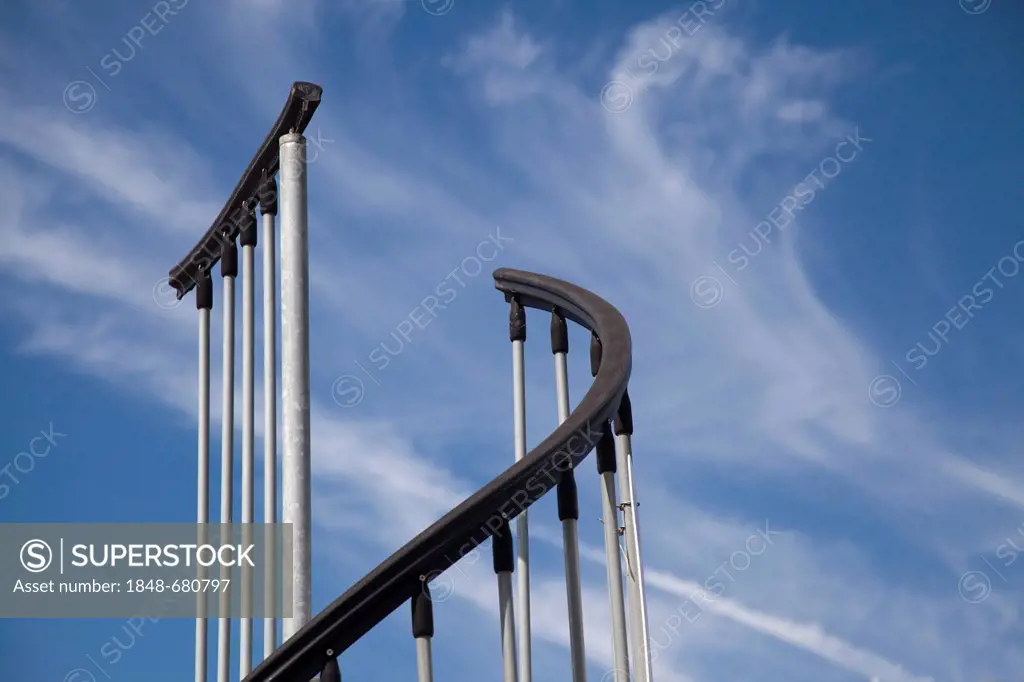 Stairs in front of a blue sky, PublicGround