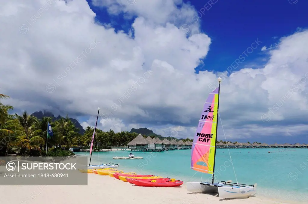St. Regis Bora Bora Resort, Bora Bora, Leeward Islands, Society Islands, French Polynesia, Pacific Ocean