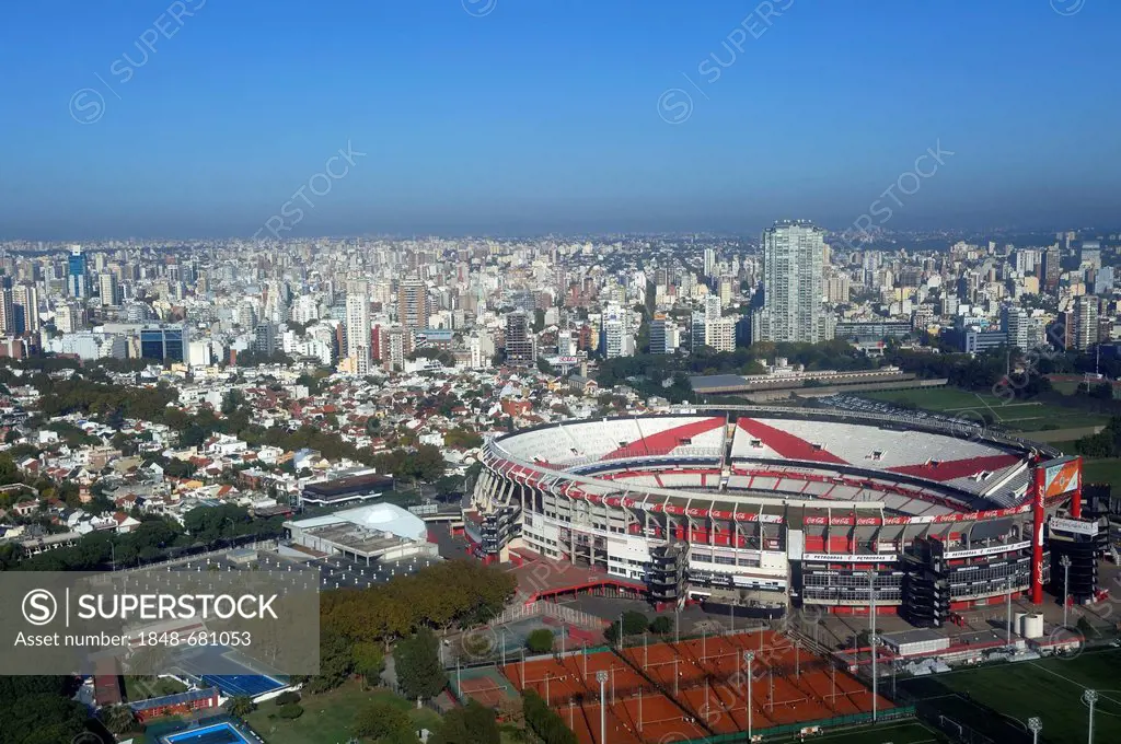 Estadio Monumental de Nuñez stadium of the Club Atlético River Plate football club, Belgrano district, Buenos Aires, Argentina, South America