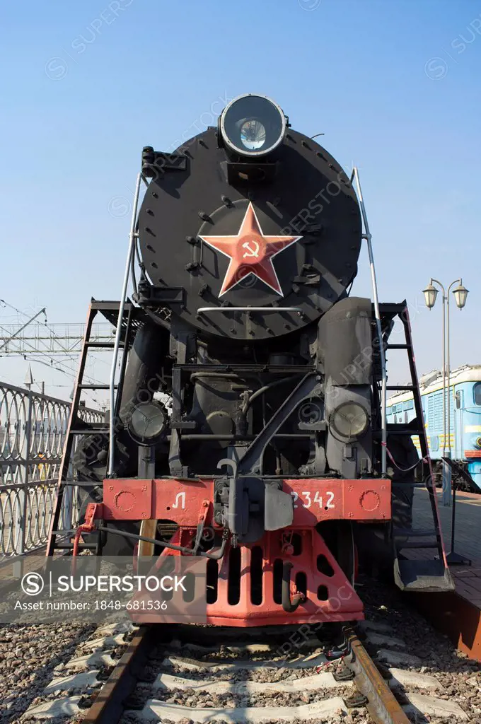 Russian steam locomotive L-2342, built in 1954