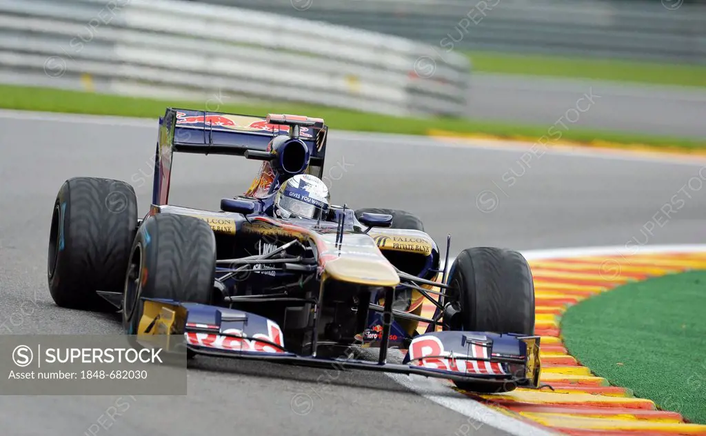Sebastien Buemi, SUI, Toro Rosso, Formula 1, Belgian Grand Prix 2011, Spa-Francorchamps race track, Belgium, Europe