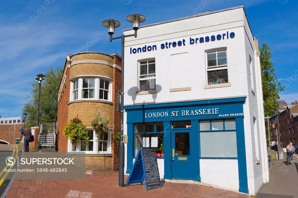 London Street Brasserie, Yield Hall Place and London Street, Reading, Berkshire, England, United Kingdom, Europe