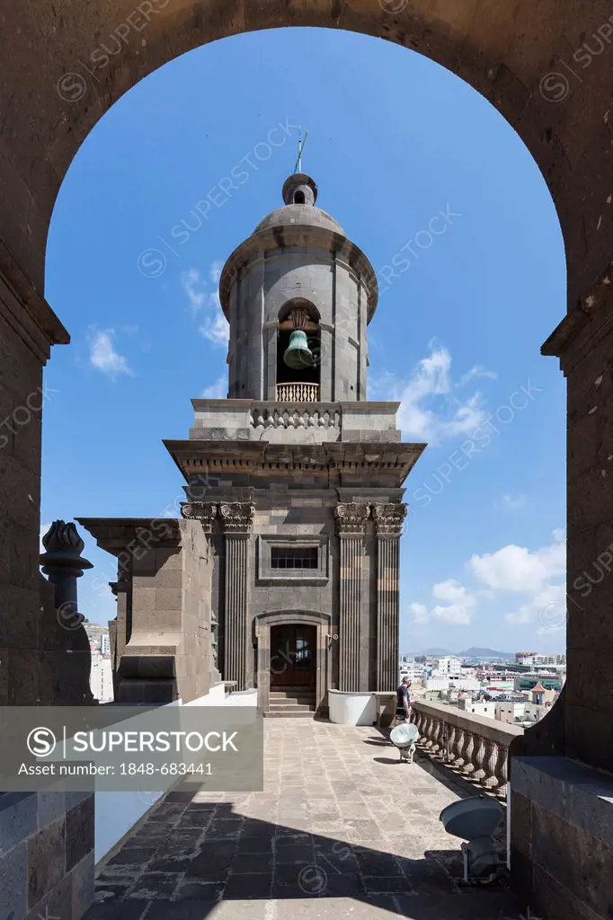 Cathedral of Santa Ana, Plaza Santa Ana square, historic town centre of Las Palmas, Las Palmas de Gran Canaria, Gran Canaria, Canary Islands, Spain, E...