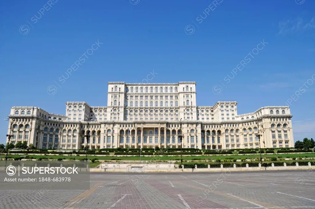Palace of the Parliament, Bucharest, Romania, Eastern Europe, Europe, PublicGround