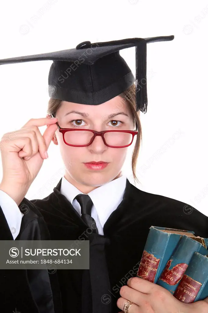 University graduate wearing a graduation cap