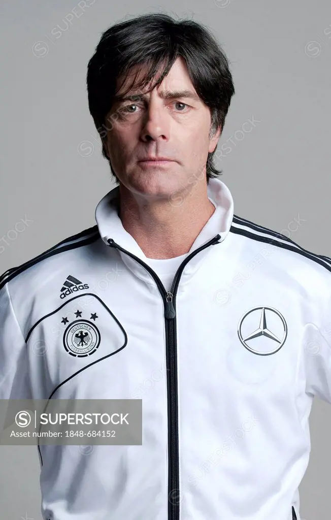 Joachim Loew, manager of the German national football team, at the official portrait photo session of the German men's national football team on 29/01...