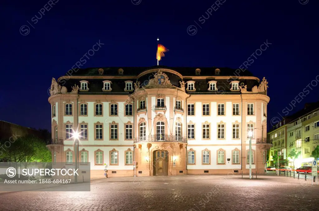Former Osteiner Hof, Court of Ostein, seat of the Commander of the Bundeswehr, Mainz, Rhineland-Palatinate, Germany, Europe, PublicGround