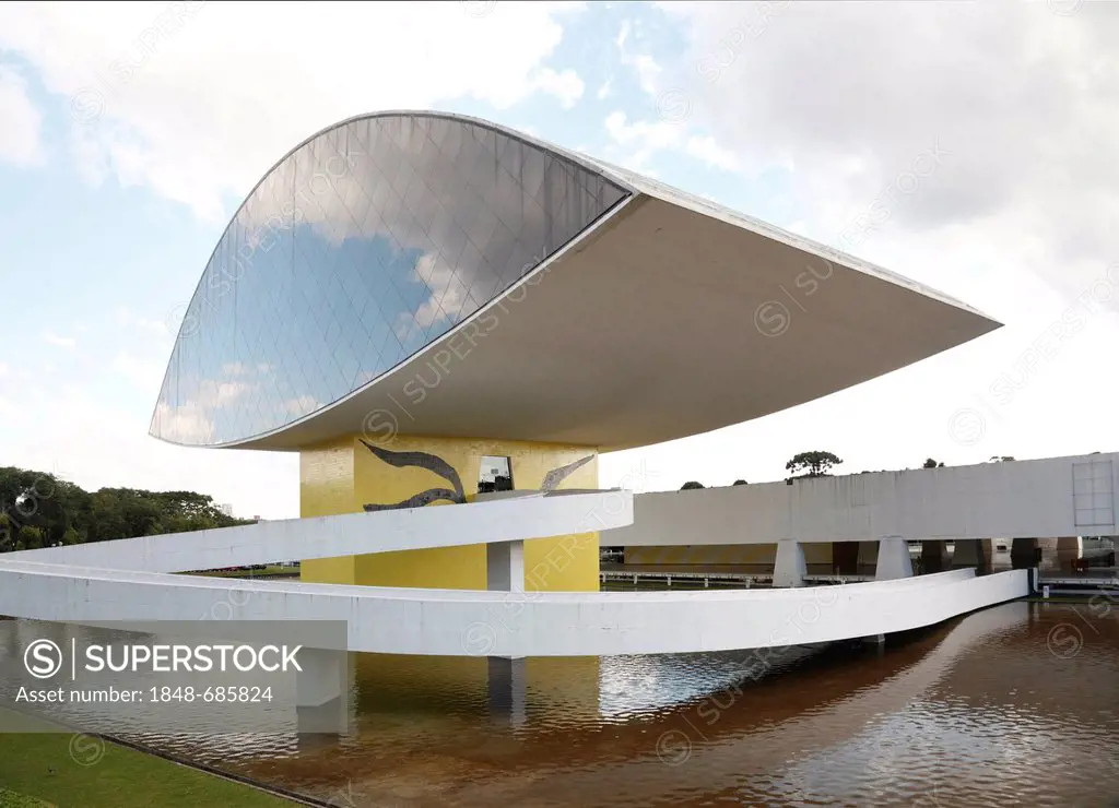 Museu Oscar Niemeyer, Curitiba, Paraná, Brazil, South America