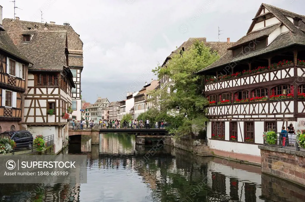 Petite France area, Strasbourg, Alsace region, France, Europe