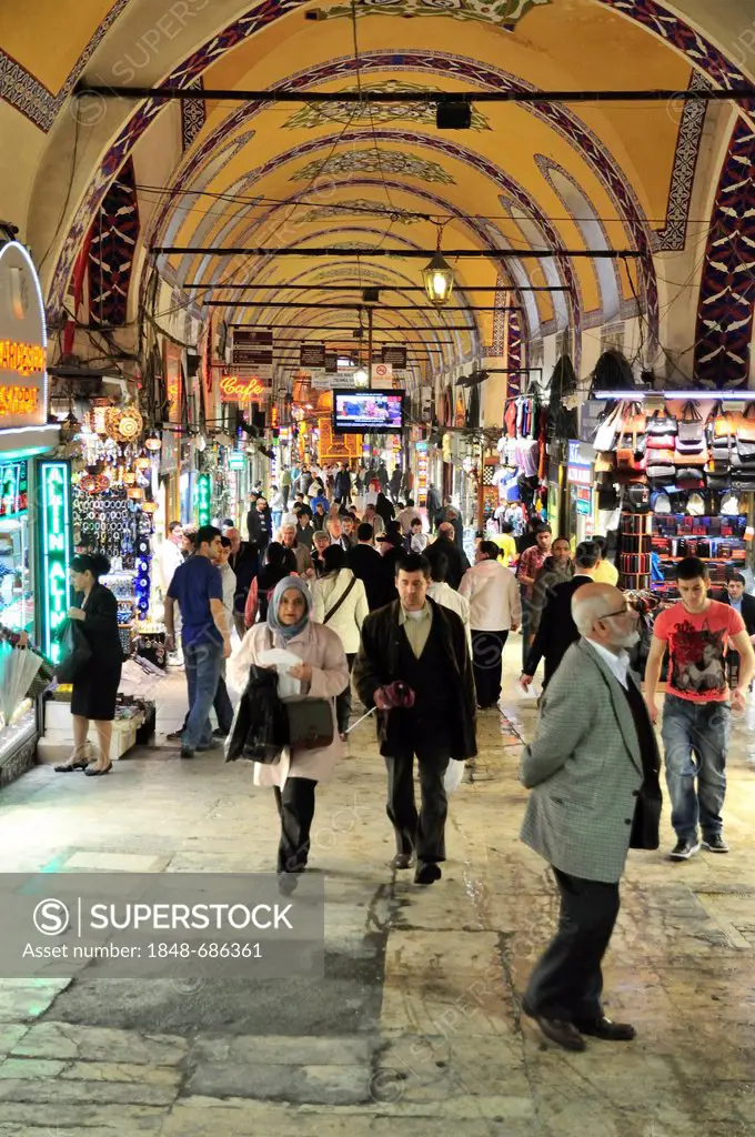 Grand Bazaar, Istanbul, Turkey, Europe