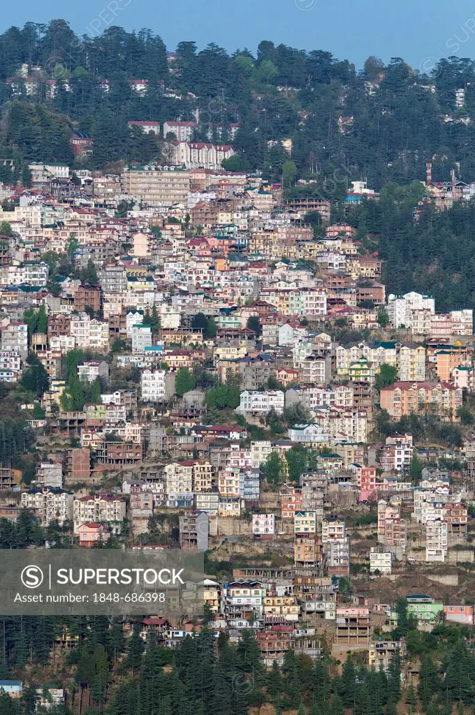 Shimla, capital of Himachal Pradesh, North India, India, Asia