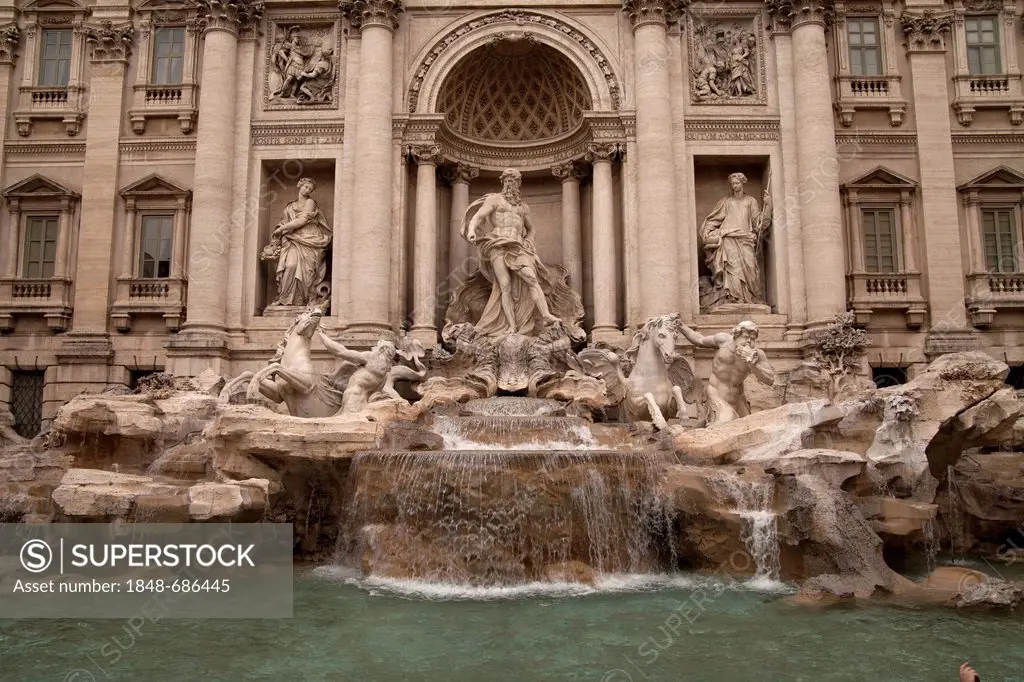 The Trevi Fountain, Fontana di Trevi, Rome, Italy, Europe
