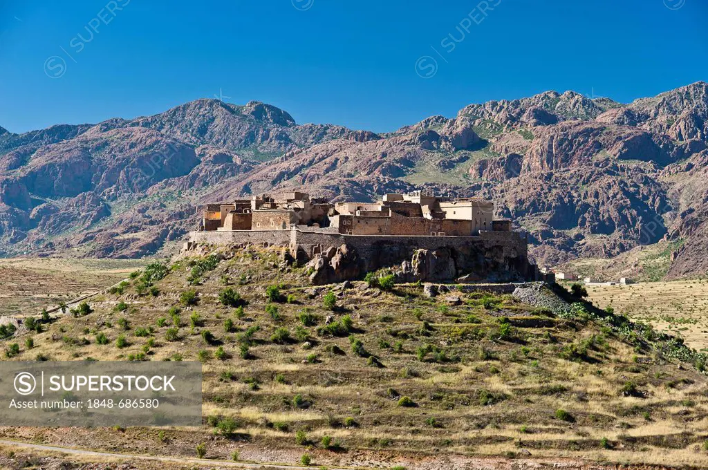 Storage castle, Agadir Tizourgane, Anti-Atlas Mountains, southern Morocco, Morocco, Africa