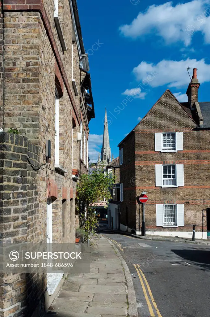 Houses in Hampstead, London, England, United Kingdom, Europe