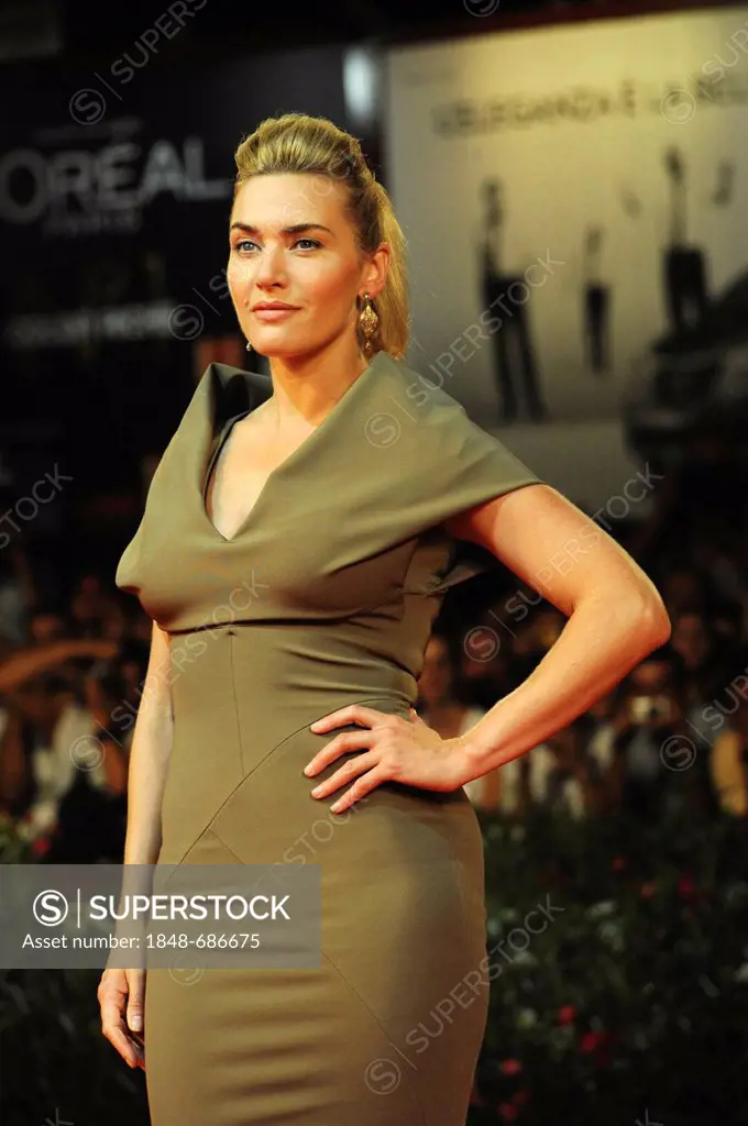 Kate Winslet attending the premiere of the film Carnage, 68th International Film Festival of Venice, Italy, Europe