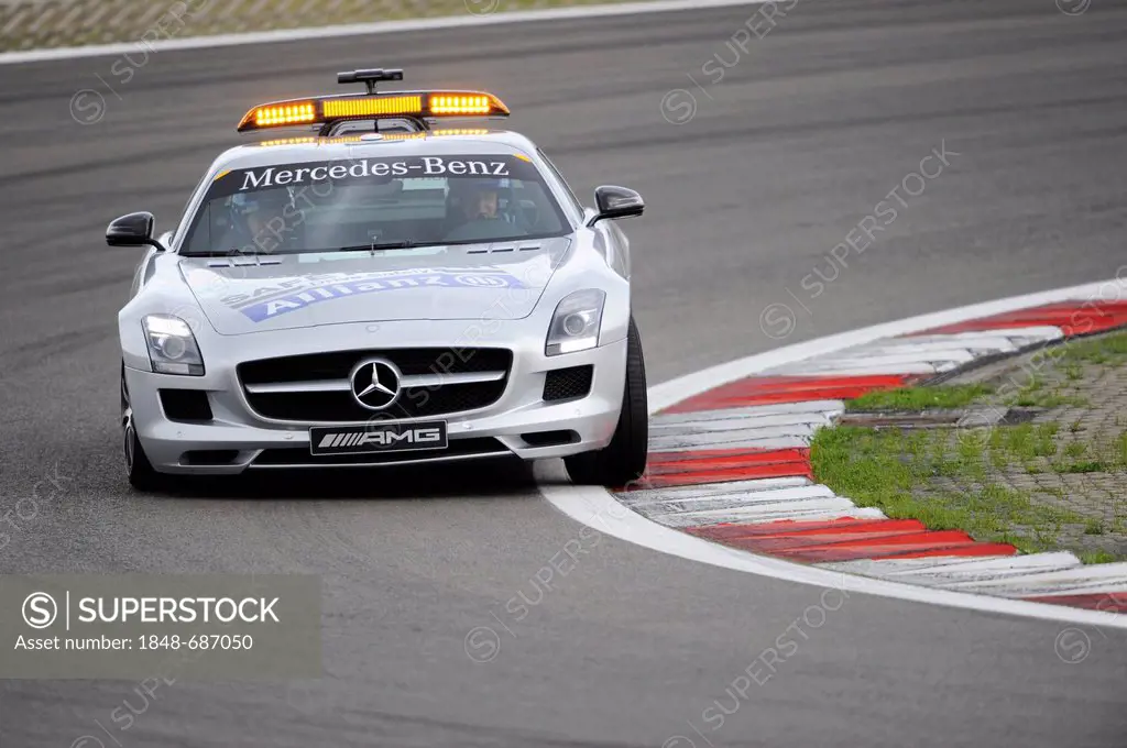 Bernd Maylaender driving the safety car, Formula 1 Grand Prix season 2011, Santander German Grand Prix, Nurburgring race track, Rhineland-Palatinate, ...