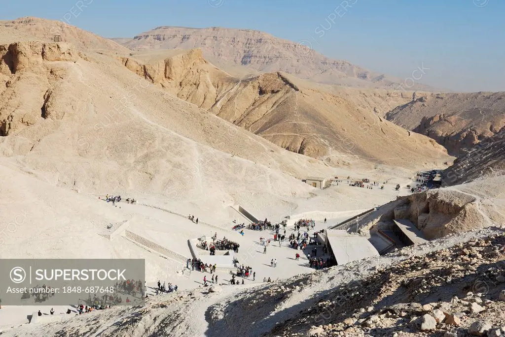 Valley of the Kings, Western Thebes, Luxor, Nile Valley, Egypt, Africa