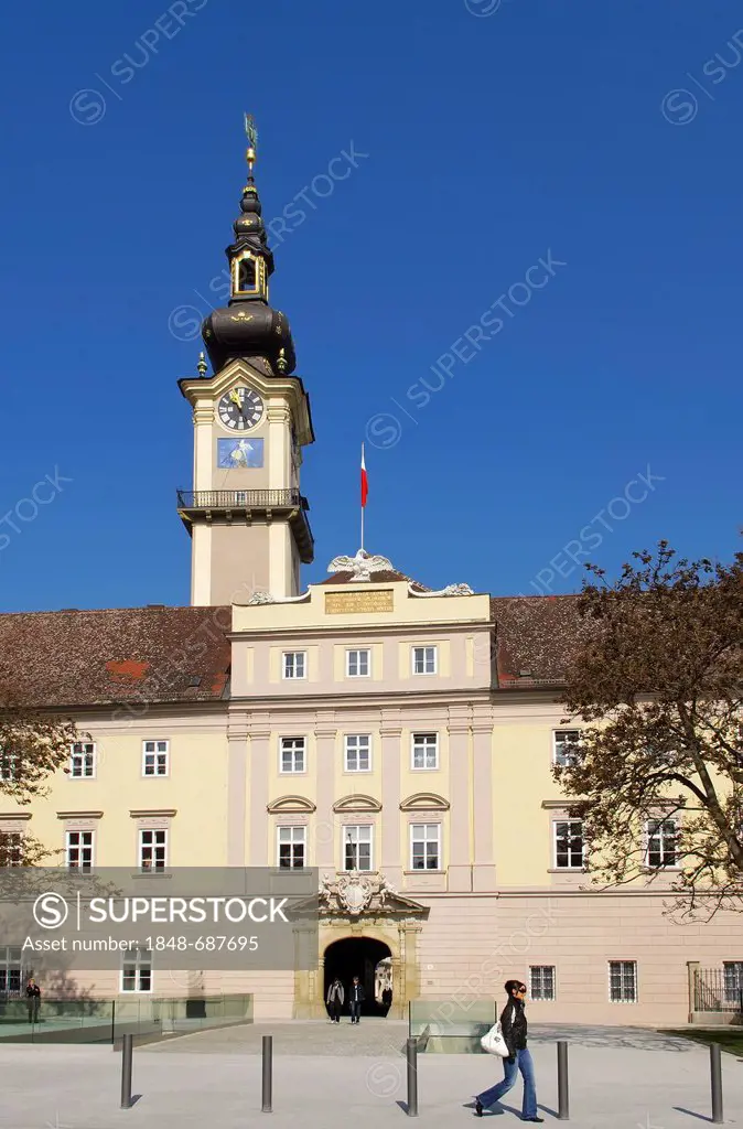 Linzer Landhaus, seat of the Upper Austrian parliament, Linz, Upper Austria, Austria, Europe, PublicGround