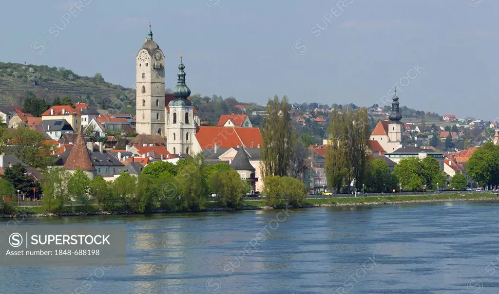Krems an der Donau, Danube river, Wachau Region, Lower Austria, Austria, Europe