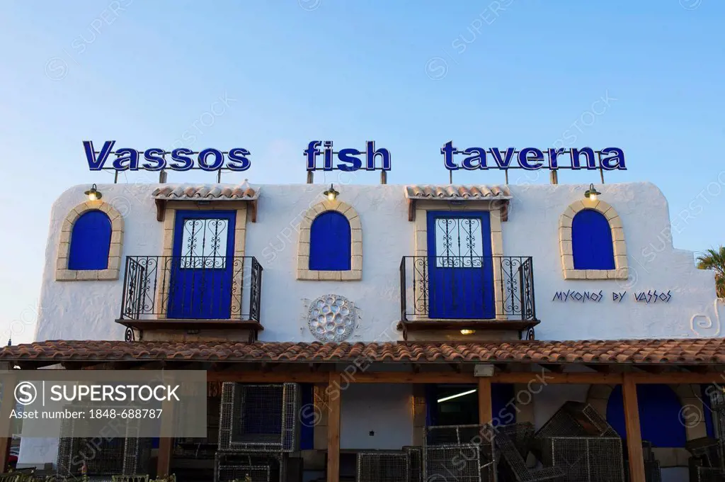 Taverna in Ayia Napa, Southern Cyprus, Cyprus