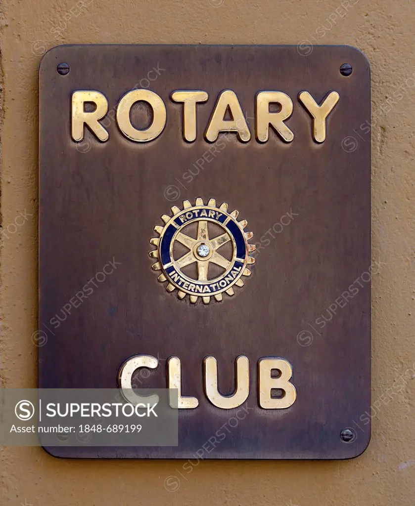 Rotary Club, sign