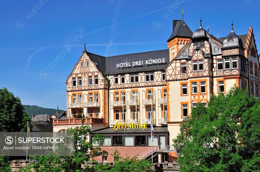 Hotel Drei Koenige, Bernkastel-Kues, Rhineland-Palatinate, Germany, Europe