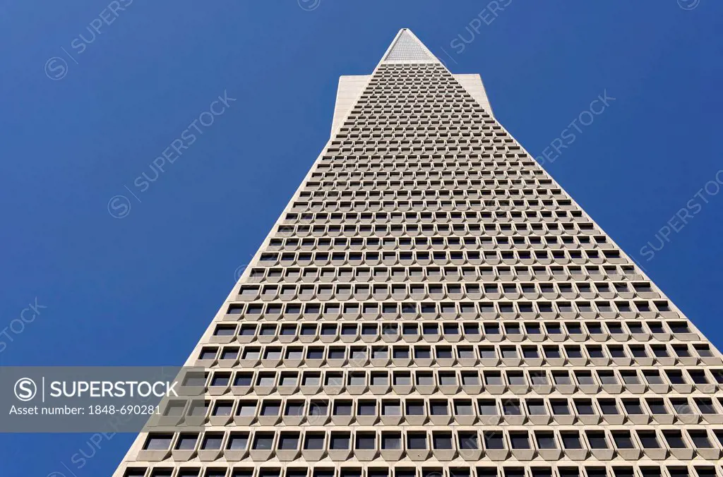 Transamerica Pyramid, skyscraper, Financial District, San Francisco, California, United States of America, USA, PublicGround