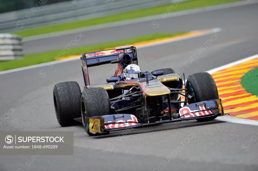 Sebastien Buemi, SUI, Toro Rosso, Formula 1, Belgian Grand Prix 2011, Spa-Francorchamps race track, Belgium, Europe