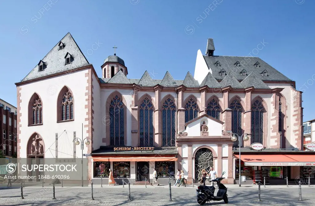 Church of Our Lady, monastery and Roman Catholic parish church, Frankfurt am Main, Hesse, Germany, Europe, PublicGround