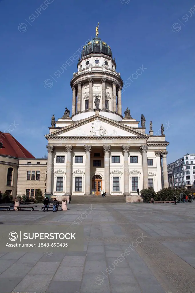 Franzoesischer Dom, French Cathedral, Gendarmenmarkt, Berlin, Germany, Europe