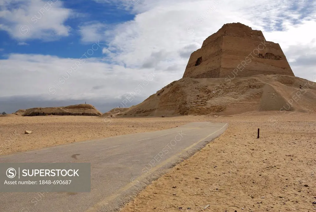 Meidum Pyramid, Egypt, Africa