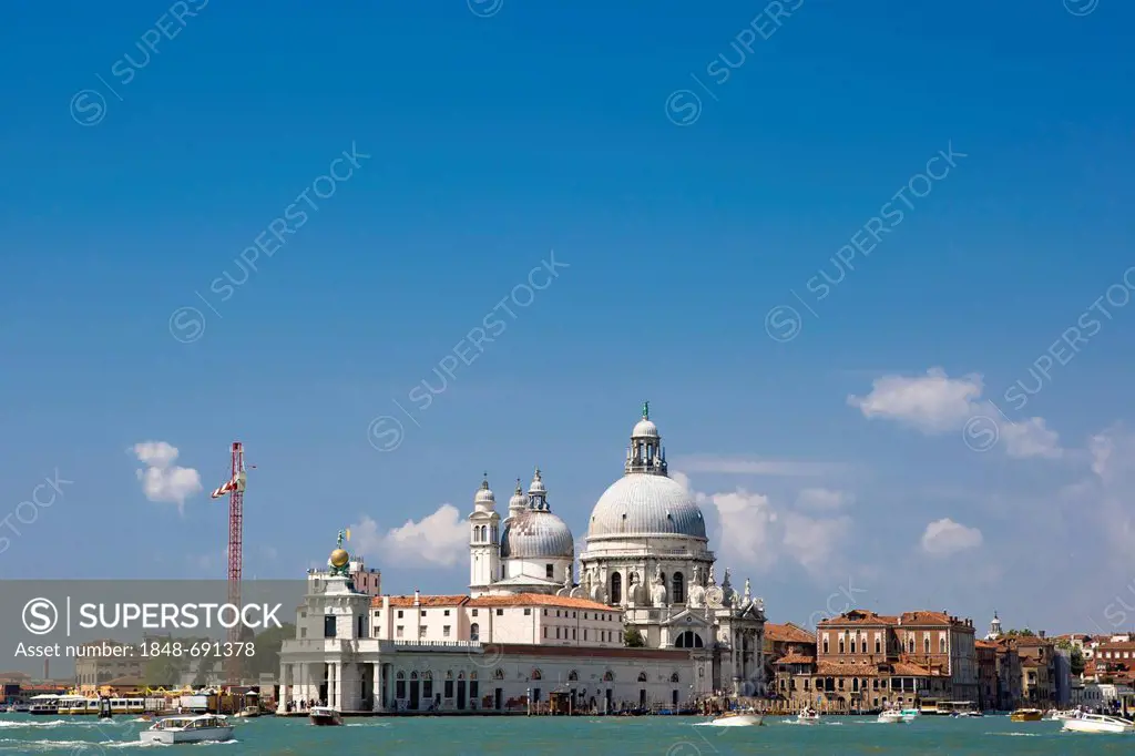 Santa Maria della Salute on the Grand Canal, Canal Grande, Venice, Italy, Europe