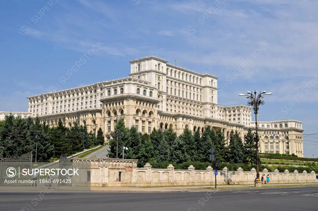 Palace of the Parliament, Bucharest, Romania, Eastern Europe, Europe, PublicGround