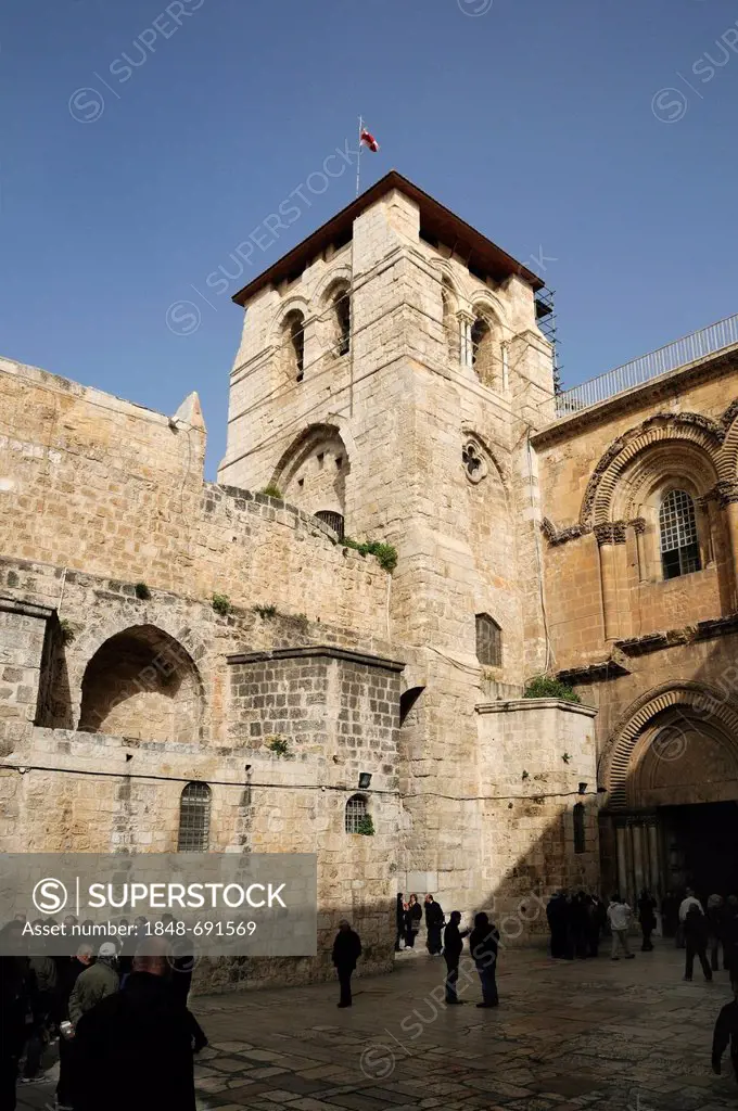 Church of the Holy Sepulchre or Church of the Resurrection, Jerusalem, Israel, Middle East