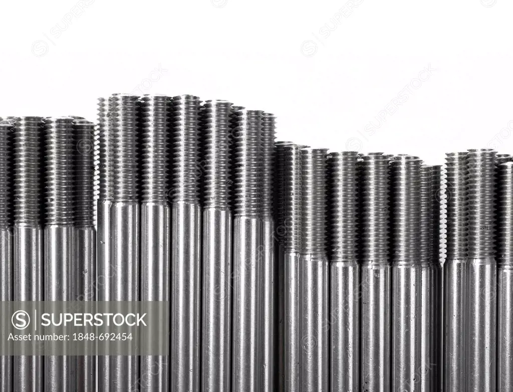 Bundled rods, symbolic image for a chart photo