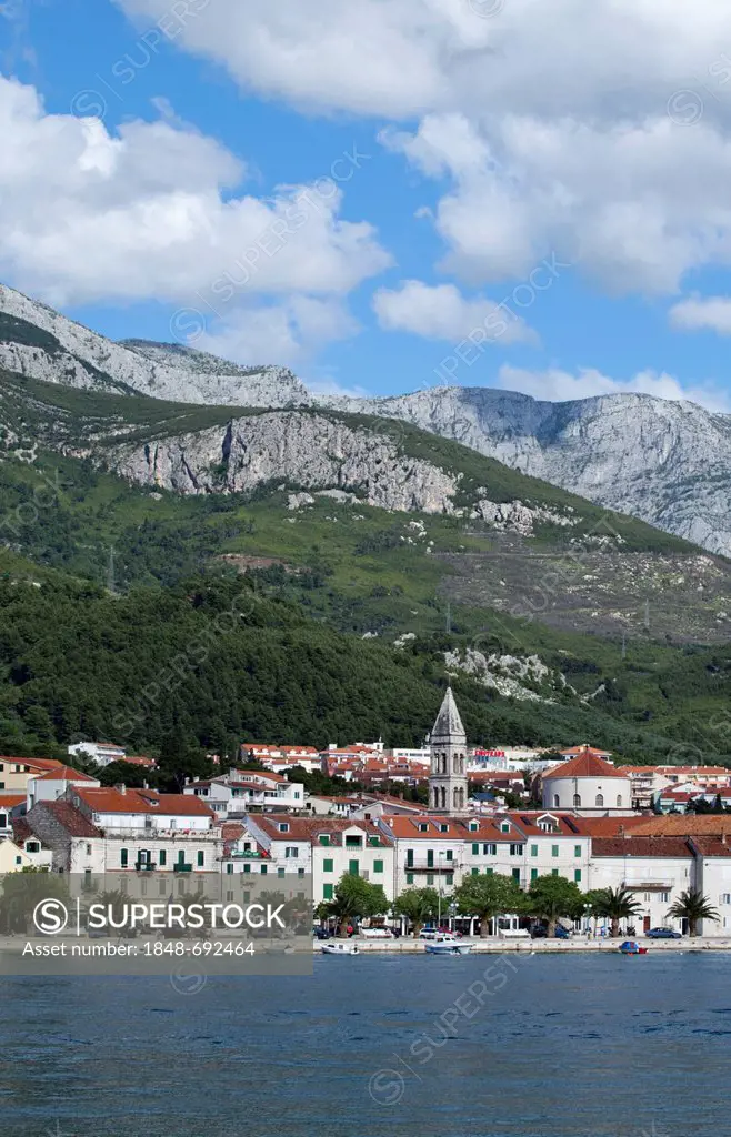 View of Makarska, Dalmatia, Croatia, Europe