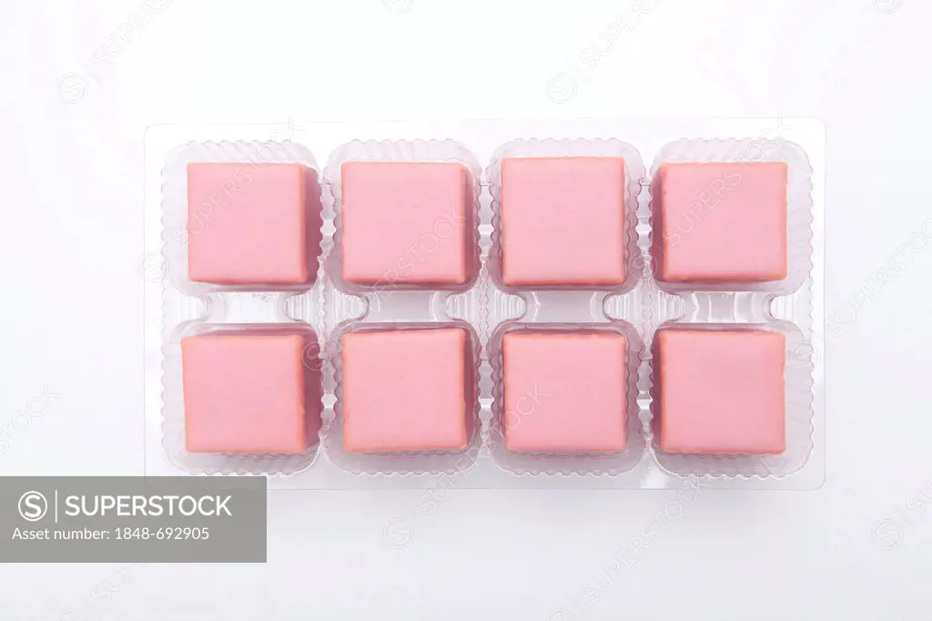 Pink chocolates