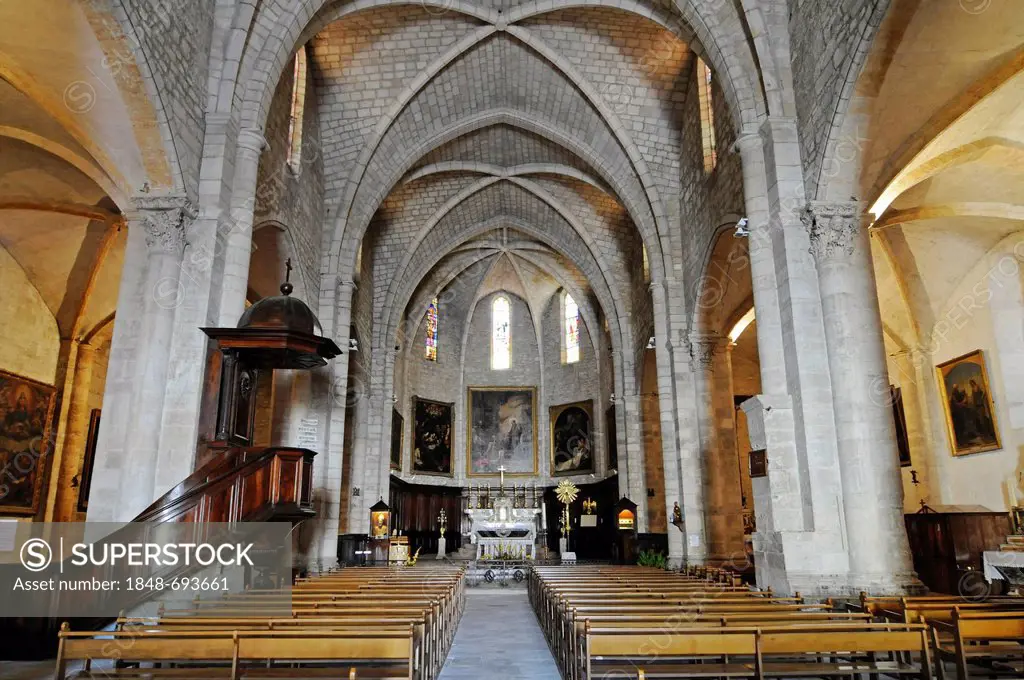 Ancienne Abbataile, abbey church, Saint Gilles du Gard, Languedoc-Roussillon region, France, Europe
