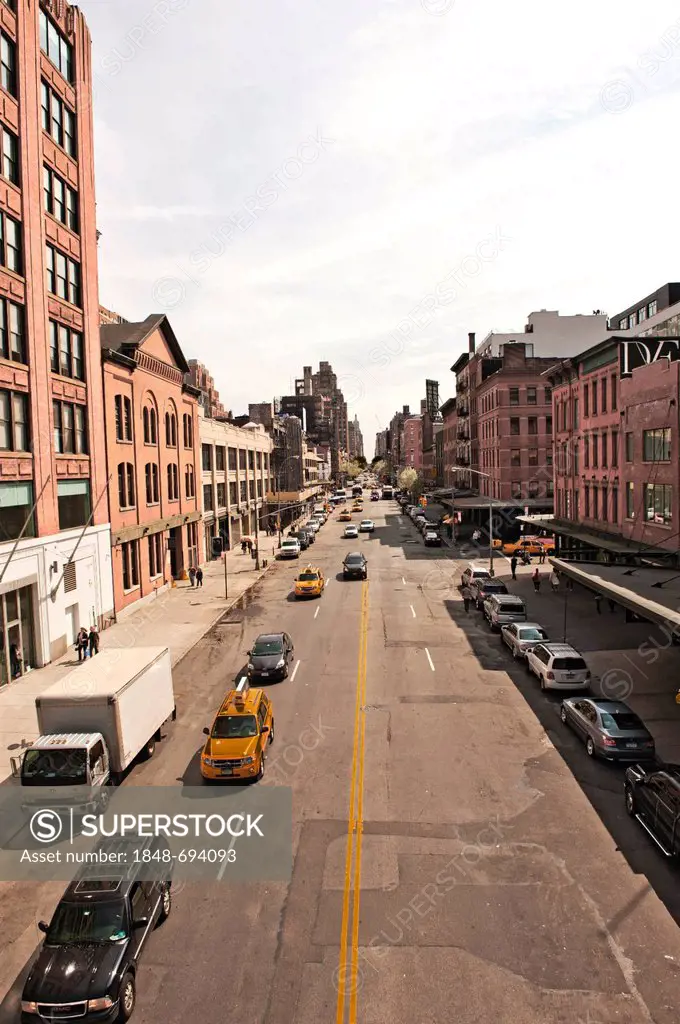 Street in the Meatpacking District, Manhattan, New York City, New York, USA