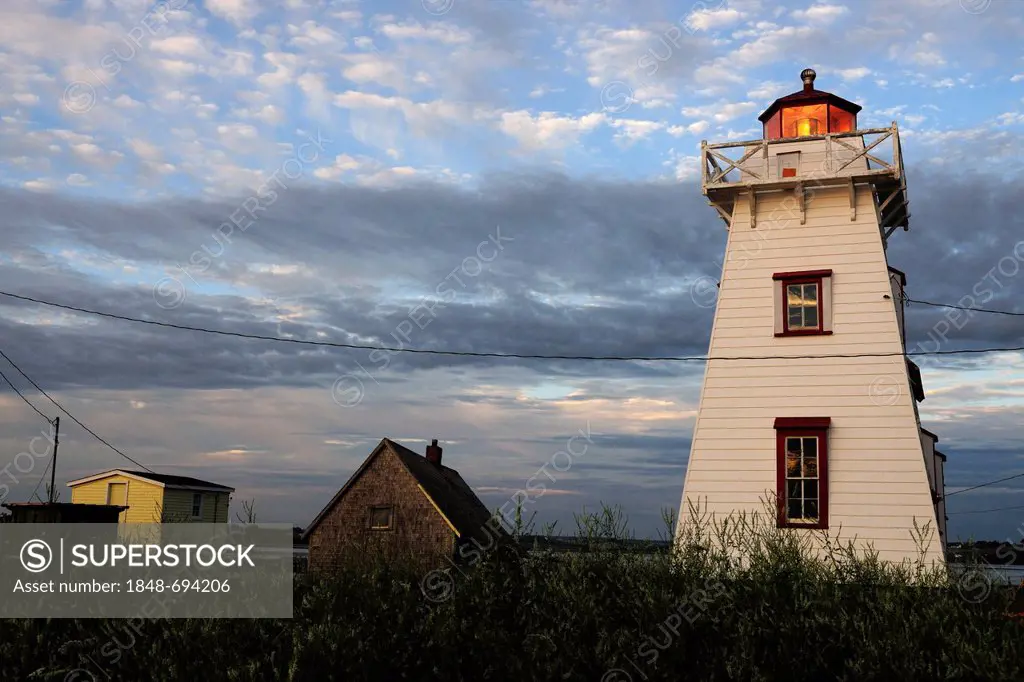 Lighthouse of North Rustico, Prince Edward Island, Canada, North America