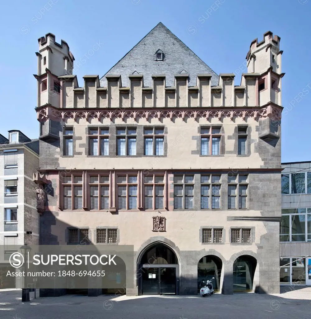 Steinernes Haus building, also known as Haus Bornfleck, Frankfurt am Main, Hesse, Germany, Europe, PublicGround