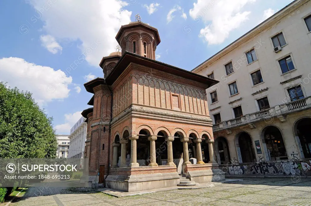 Kretzulescu Church, Bucharest, Romania, Eastern Europe, PublicGround