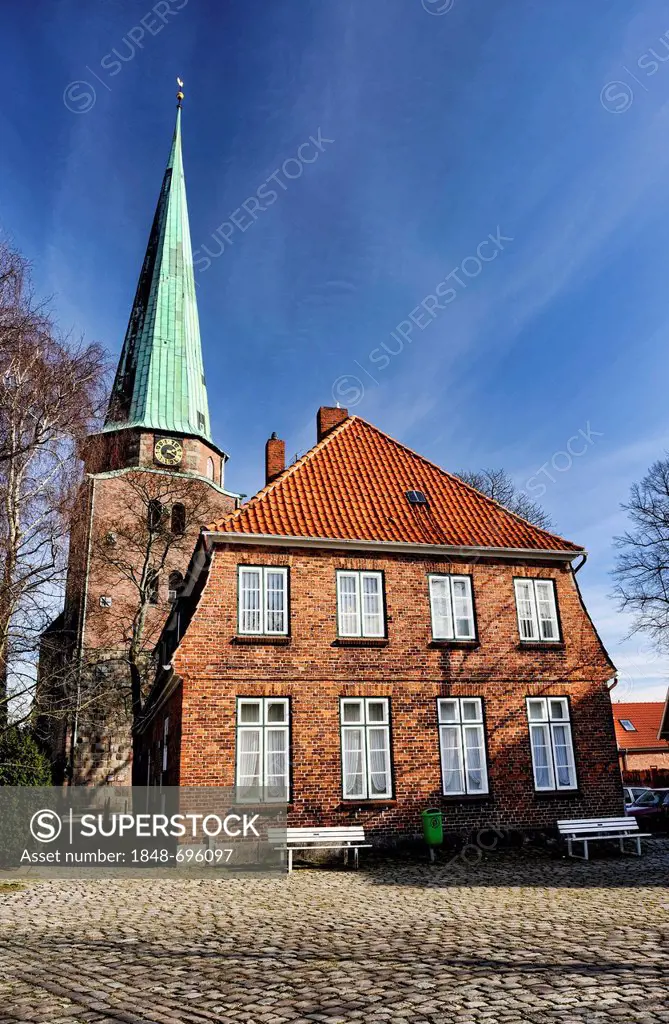 St. Lawrence Church and Community Centre in Travemuende, Schleswig-Holstein, Germany, Europe