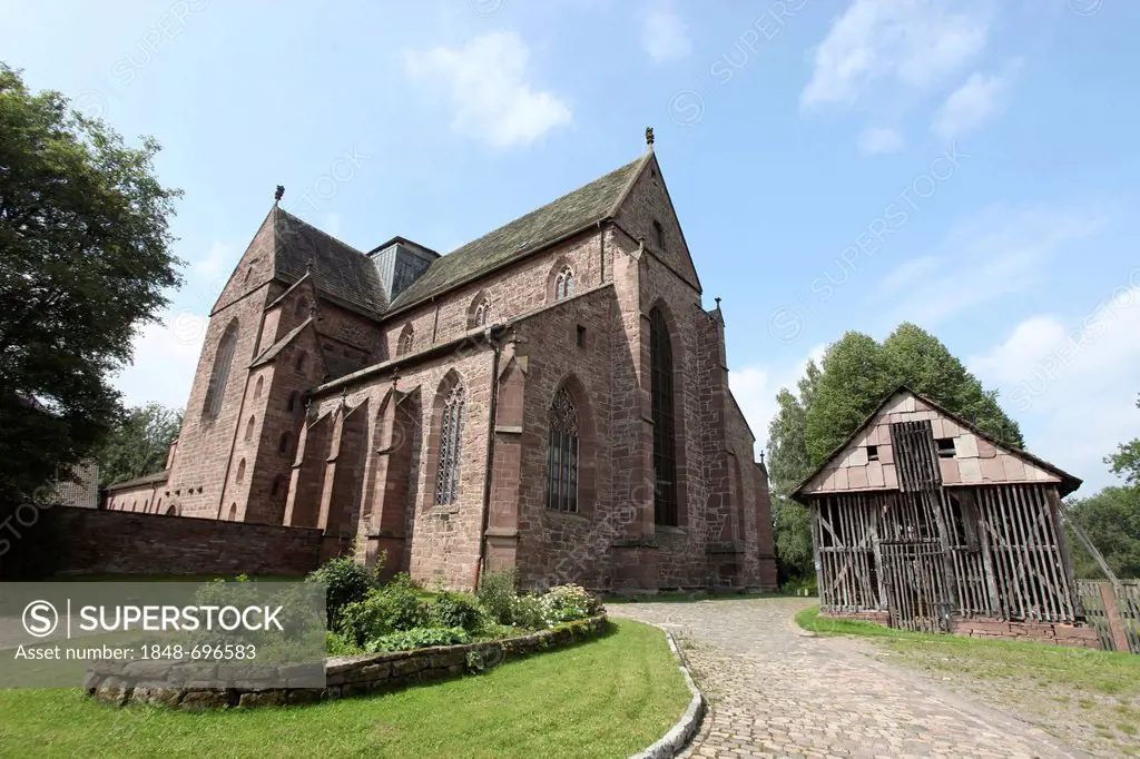 Amelungsborn Abbey, Cistercian monastery, Weserbergland, Lower Saxony, Germany, Europe
