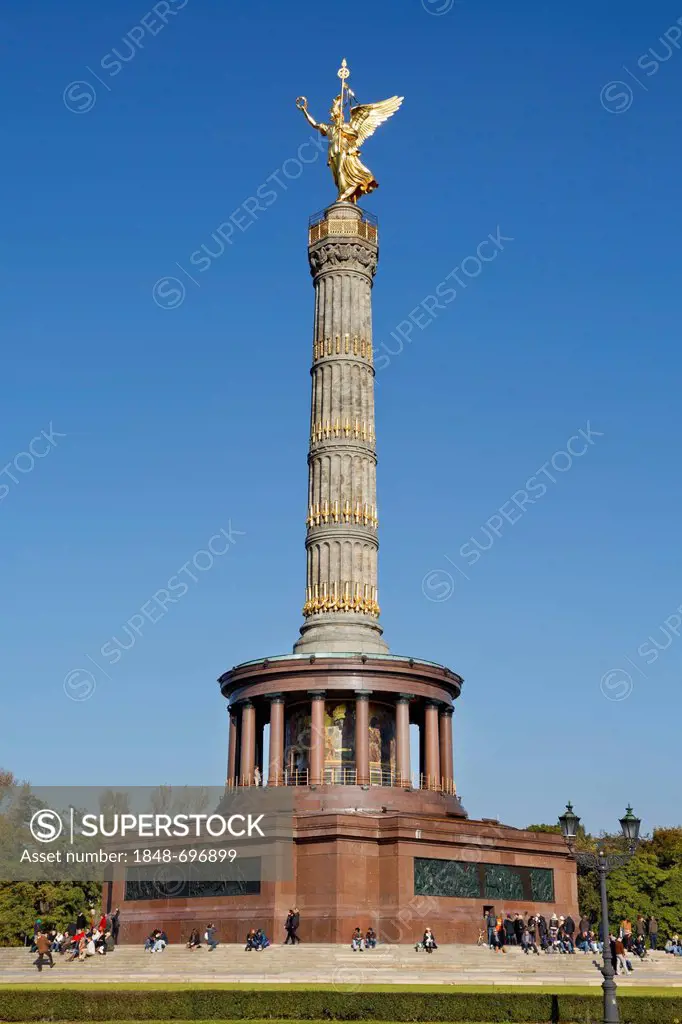 Siegessaeule, Victory Column, Berlin, Germany, Europe