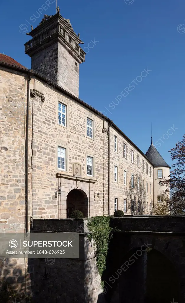 Schloss Waldenburg Castle, Hohenlohe, Baden-Wuerttemberg, Germany, Europe