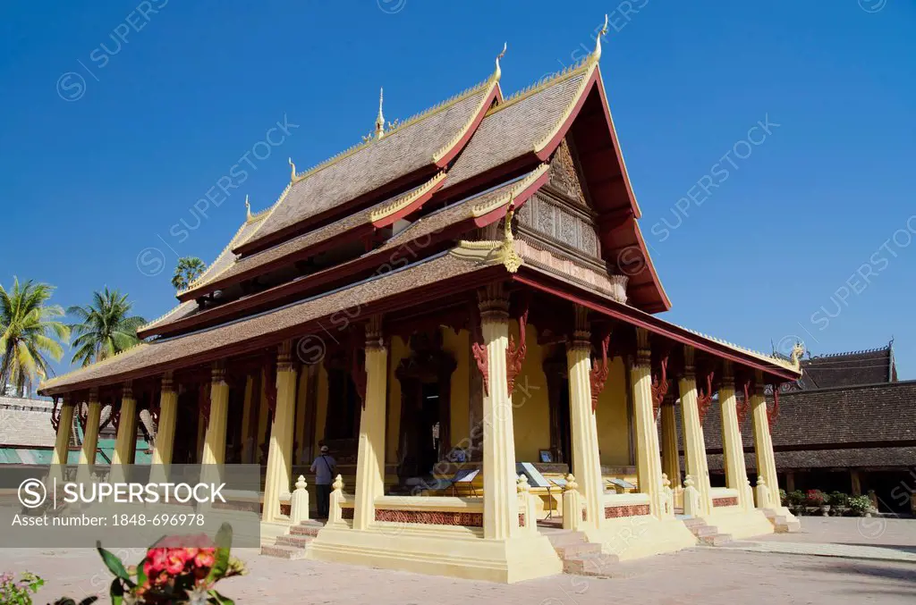 Wat Sisaket temple, Vientiane, Laos, Indochina, Asia