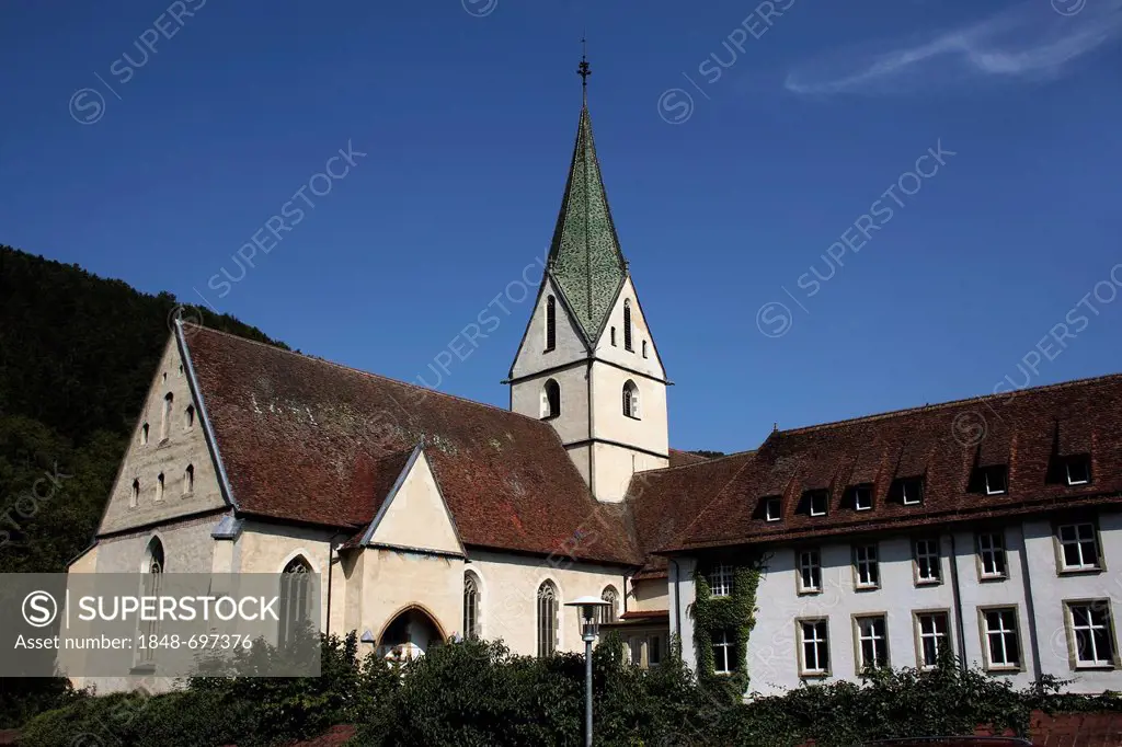 Monastery church, Blaubeuren, Swabian Alp, Baden-Wuerttemberg, Germany, Europe